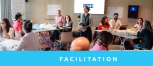 Andreia Fernandes - SEABRAND - facilitating a workshop on collaboration and leadership