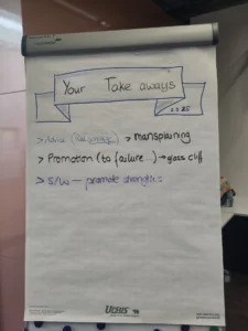 Flip Chart with Take Aways